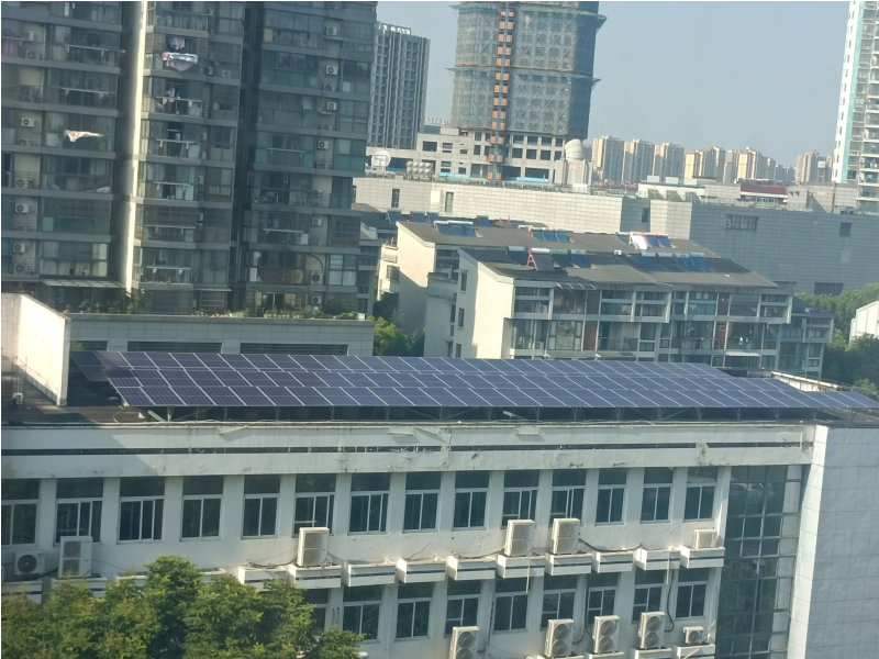 安徽宣城市直首个集中办公区分布式光伏发电项目投入使用